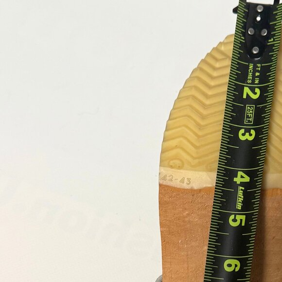 SVEN Original Grey Leaf Punch Leather Clogs – 7.5/8 Womens NARROW Fit - Picture 9 of 10